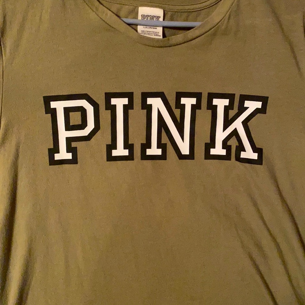 Pink(brand) army green long sleeve